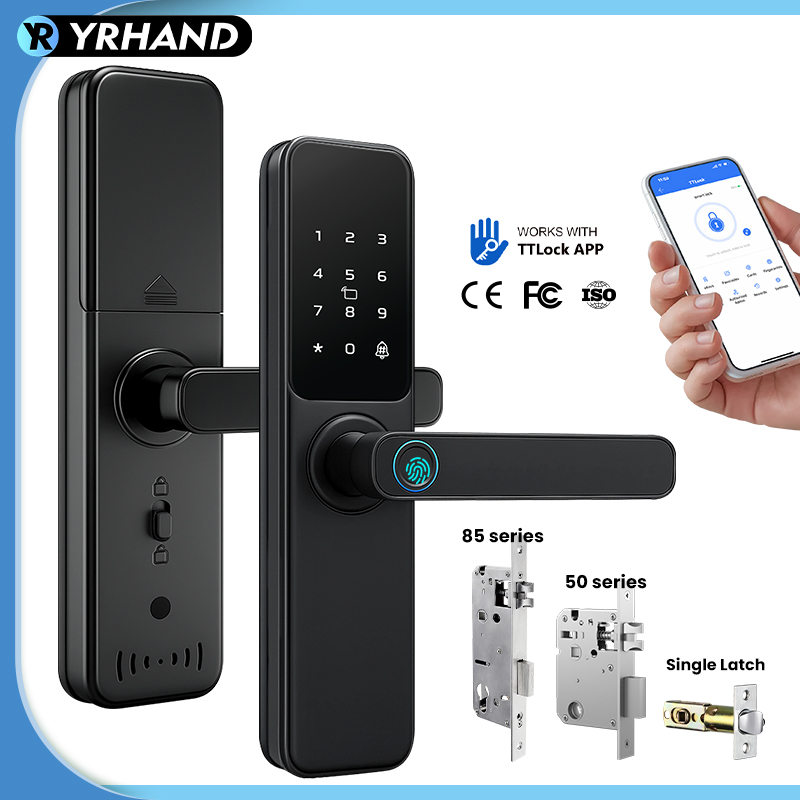 Home Security Keypad - Bluetooth TTLock App Fingerprint Lock Cerradura