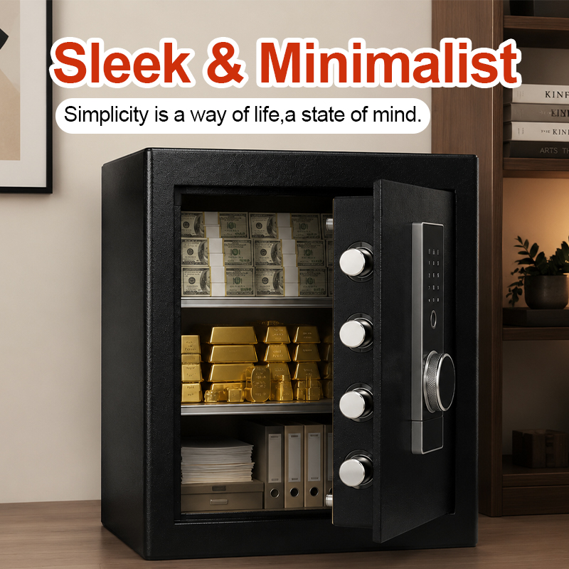 Home Security Keypad - Biometric Fingerprint Safe Box, Digital Keypad