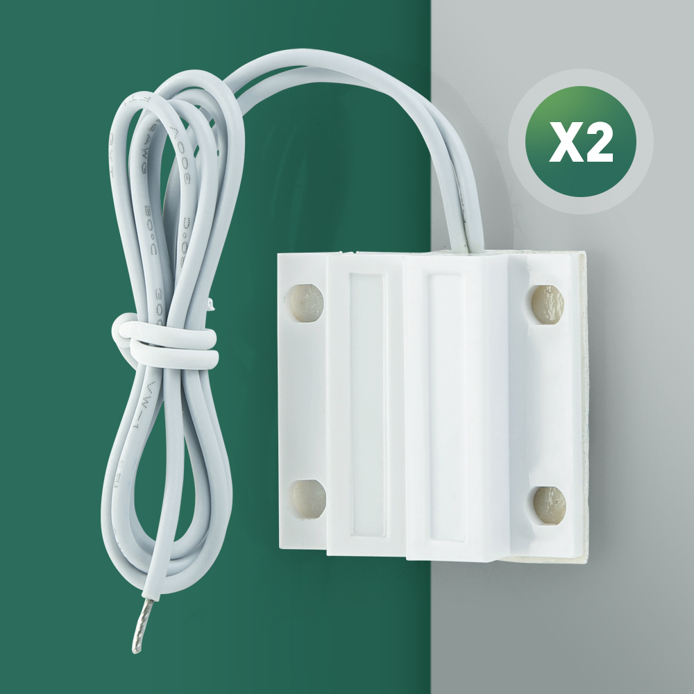 Home Security Zones - 2* Wired Door/Window Sensors For Home