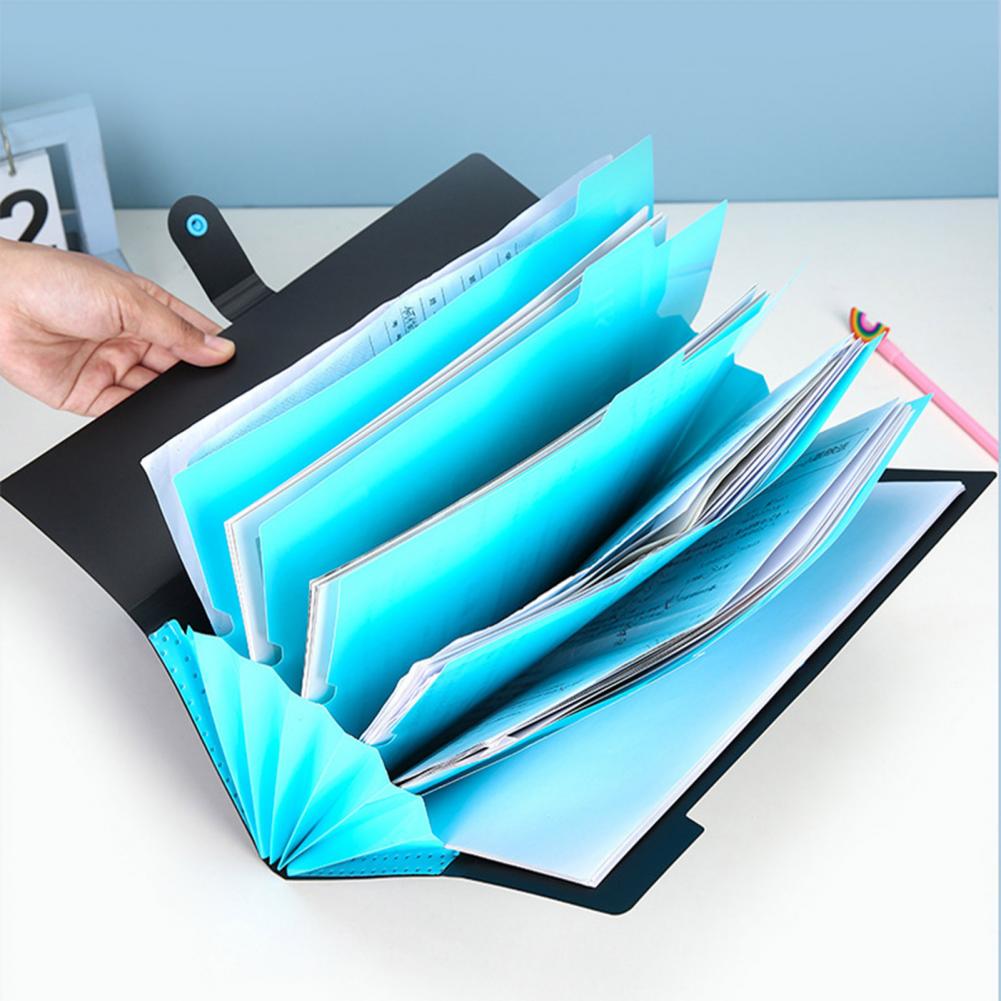 Home Security Letters - Paper File Organizer Portable Accordion Folder