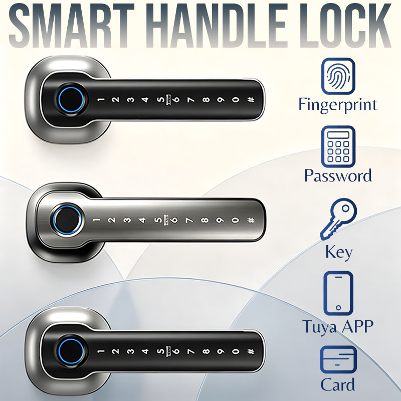 Home Security Key - Home Security Devices Smart Fingerprint Door