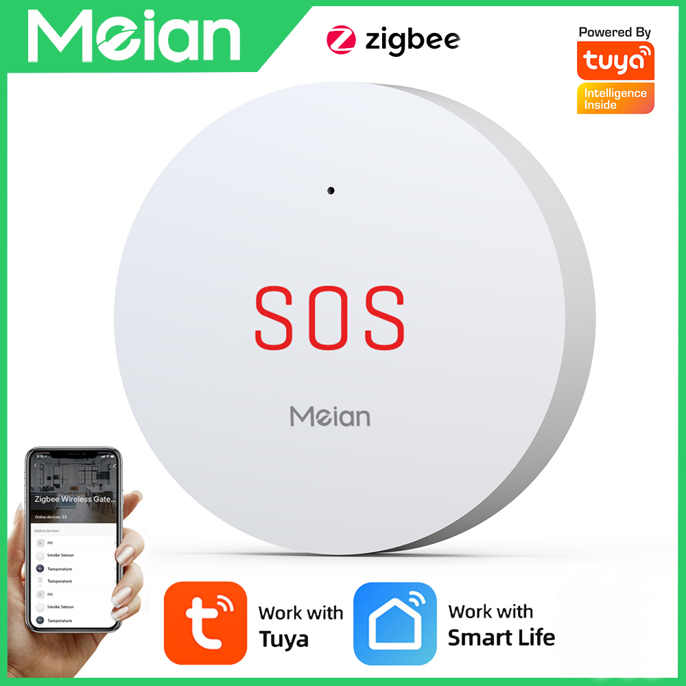 Home Security Tips - Meian Zigbee Tuya SOS Emergency Button