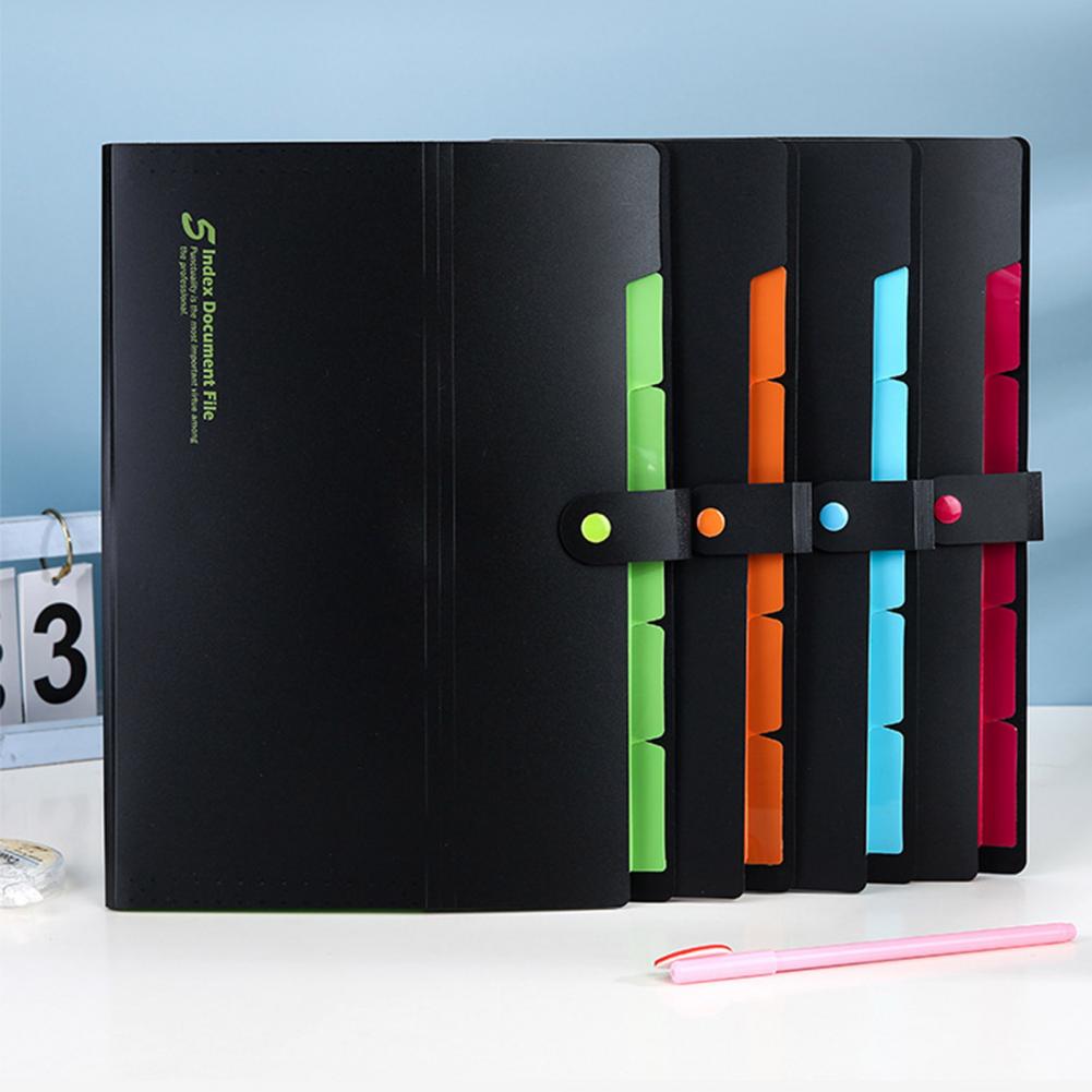 Home Security Letters - Paper File Organizer Securely Fastened File