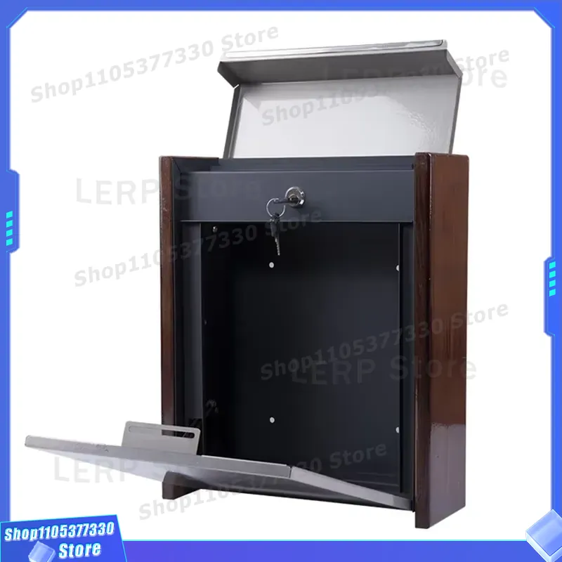 Home Security Letters - Large Galvanized Steel Wall Mounted Locking