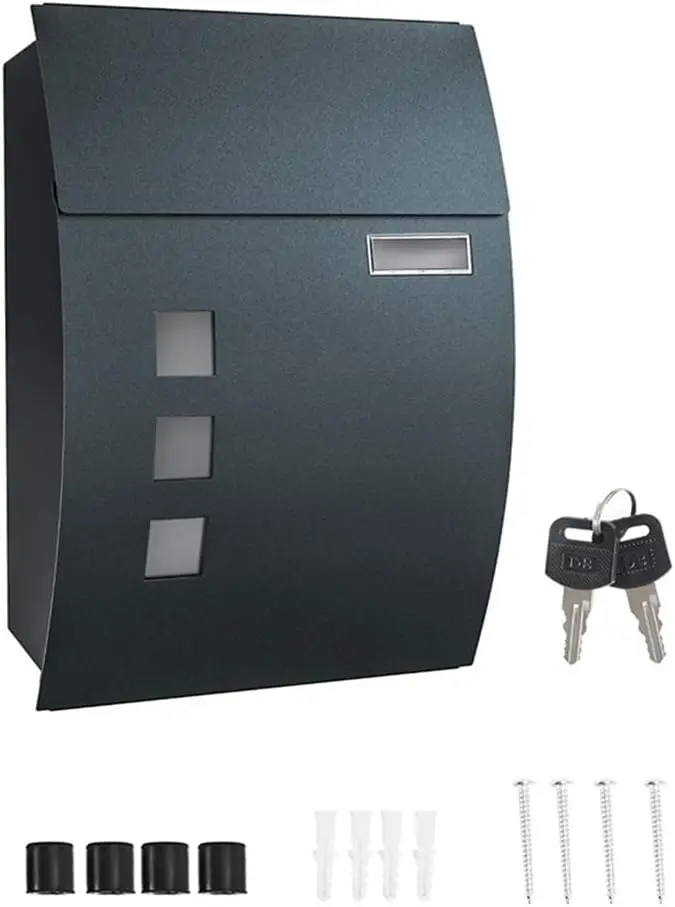 Home Security Letters - Wall Mounted Post Box Waterproof Mailbox