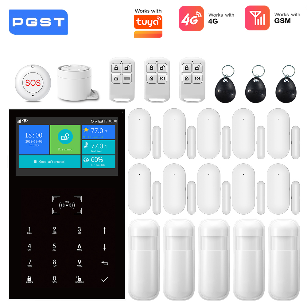 Home Security No Wifi - 4G GSM WiFi Alarm System Work