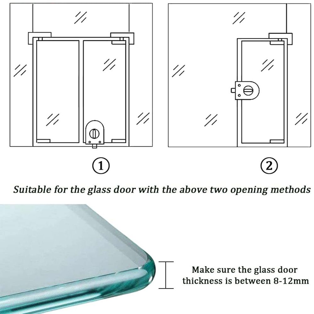 Bathroom Office Anti-Theft Hom - Home Security Locks For Doors recension och pris