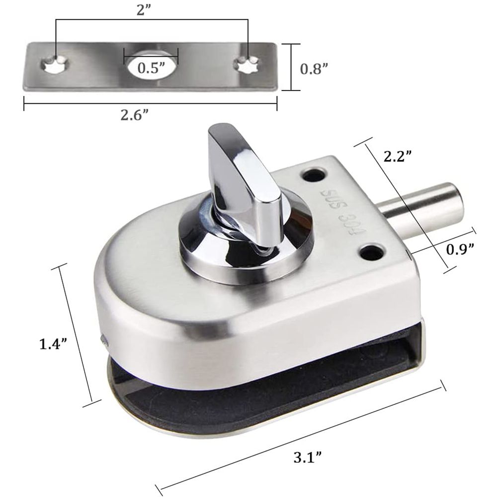 Bathroom Office Anti-Theft Hom - Home Security Locks For Doors recension och pris
