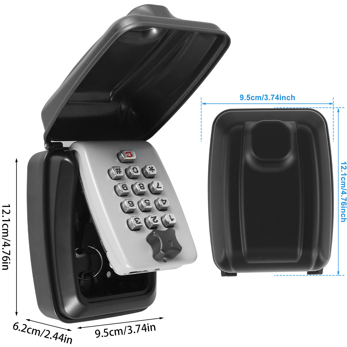 Key Lock Box Wall-Mount Secret - Home Security Tips recension och pris