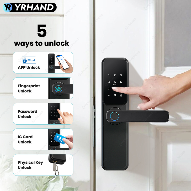 Bluetooth TTLock App Fingerpri - Home Security Keypad recension och pris