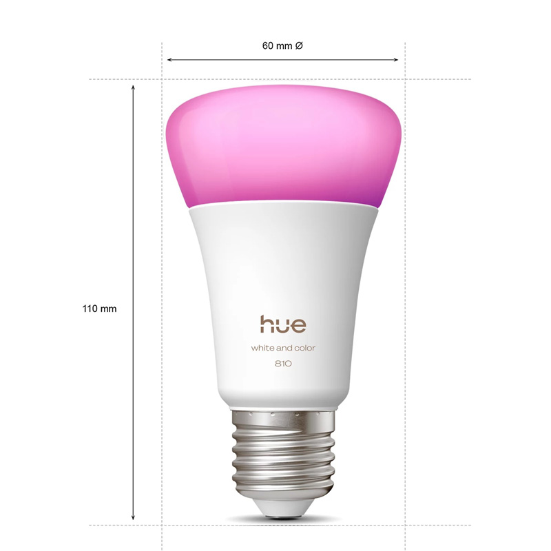 Philips Hue E27 A60 810LM Smar - Philips Light Hue White recension och pris