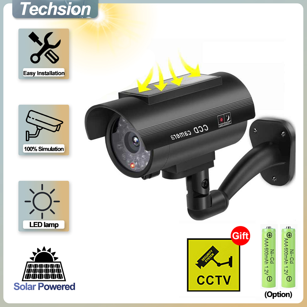 Solar Panel Dummy Surveillance - Fake Camera Dummy recension och pris