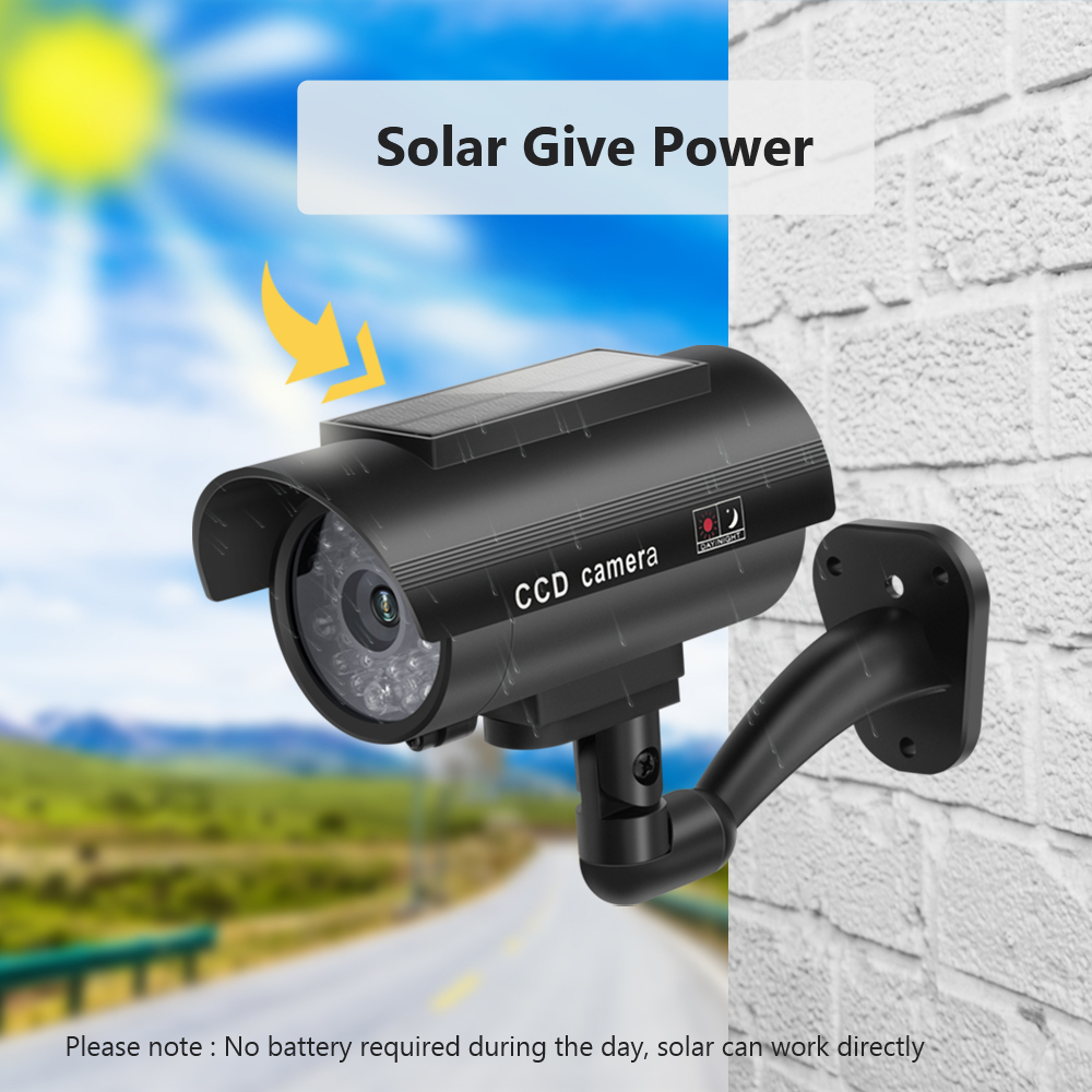 Solar Panel Dummy Surveillance - Fake Camera Dummy recension och pris
