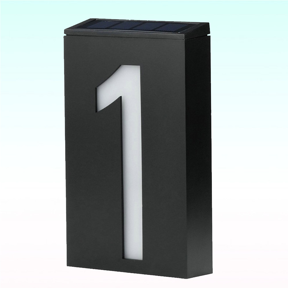 Solar Power Number 1 LED Doorp - Home Security Door recension och pris