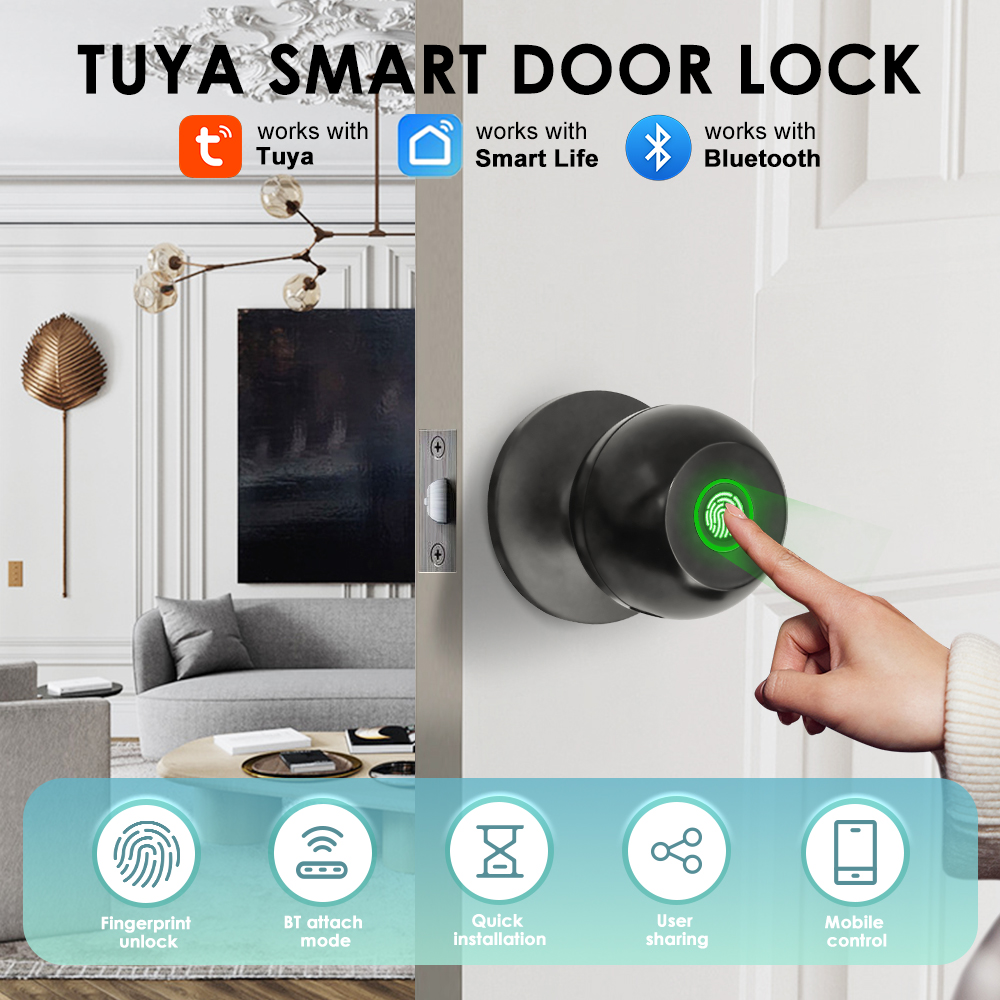 Tuya Electronic Door Lock Smar - Home Security Keypad recension och pris