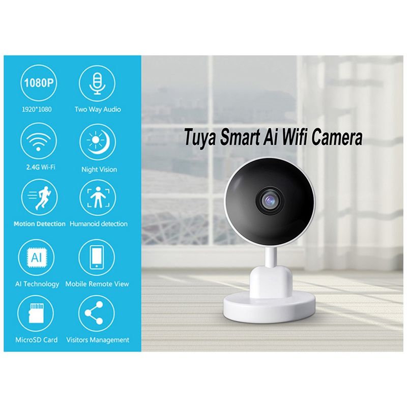 Essential Indoor Wifi Tuya Cam - Home Security And Cameras recension och pris