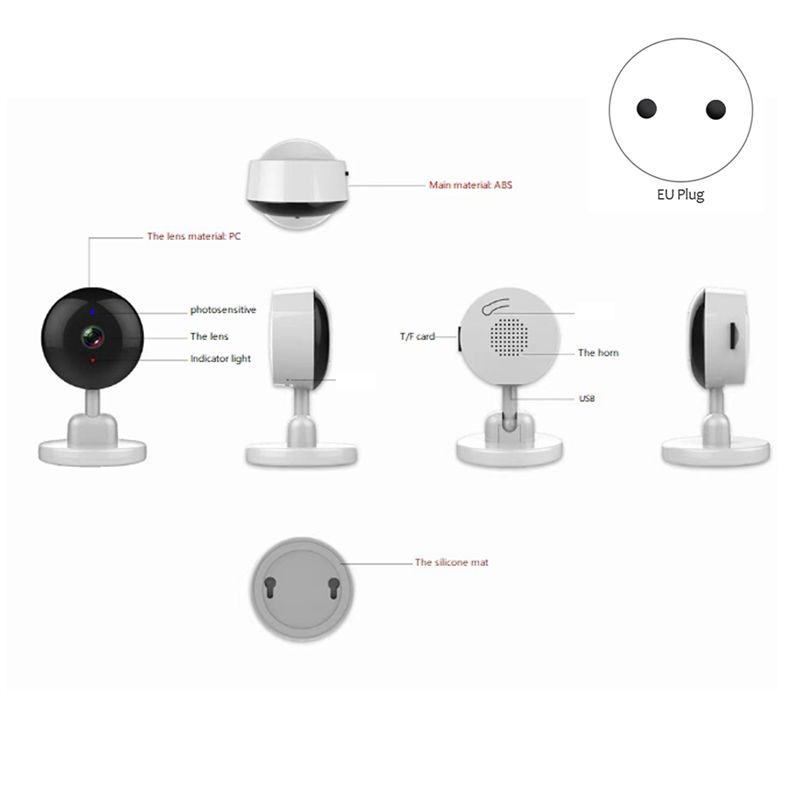 Essential Indoor Wifi Tuya Cam - Home Security And Cameras recension och pris