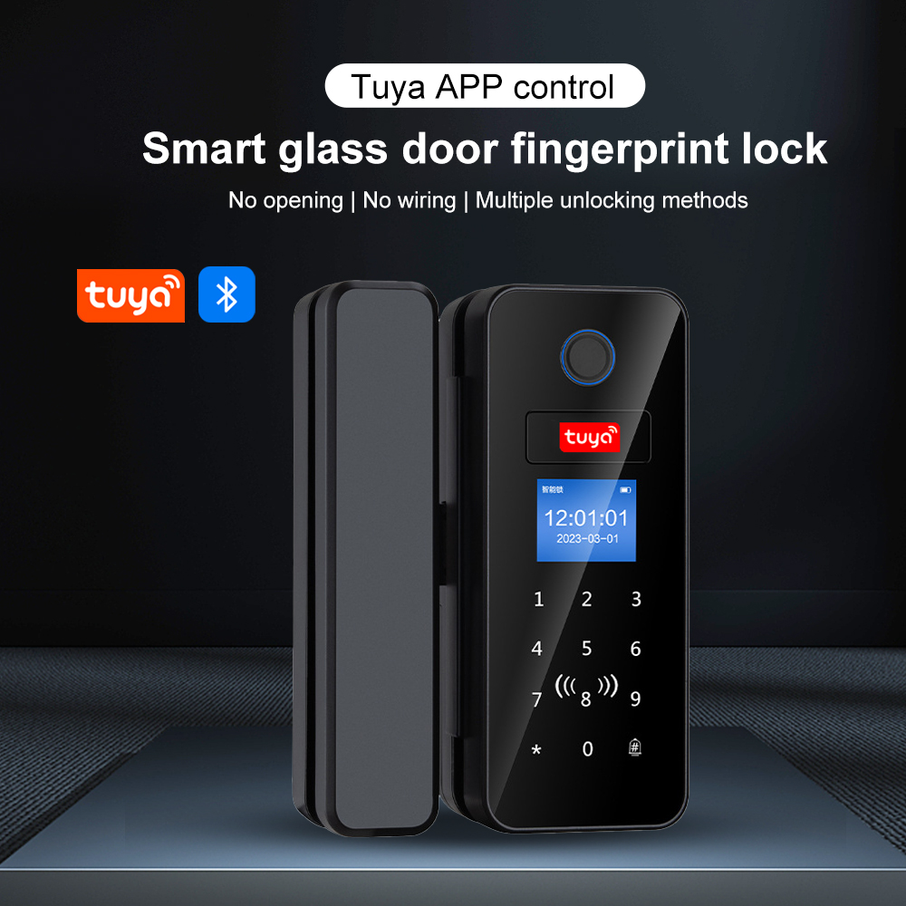 Double Hook Smart Glass Door L - Home Security Keypad recension och pris