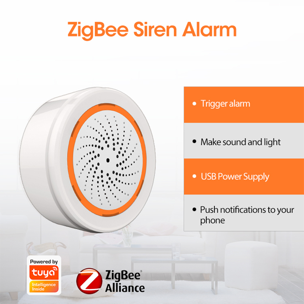 Coolcam Tuya Zigbee Smart Sire - Home Security Tips recension och pris