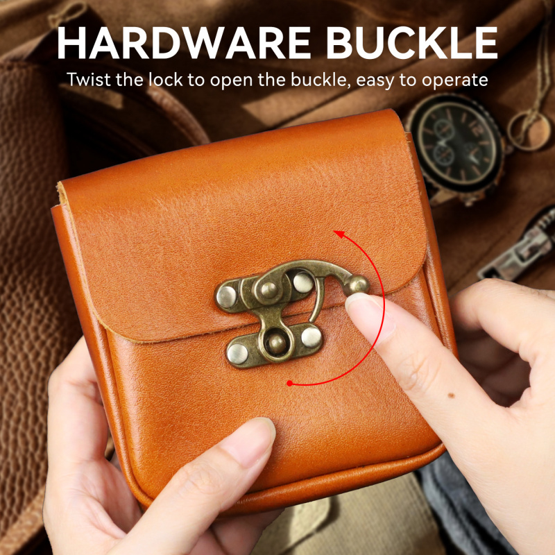 Soft Cowhide Small Waist Bag G - Home Security Key recension och pris
