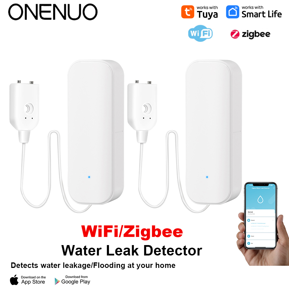 WiFi/Zigbee Water Sensor Tuya  - Home Security Services recension och pris
