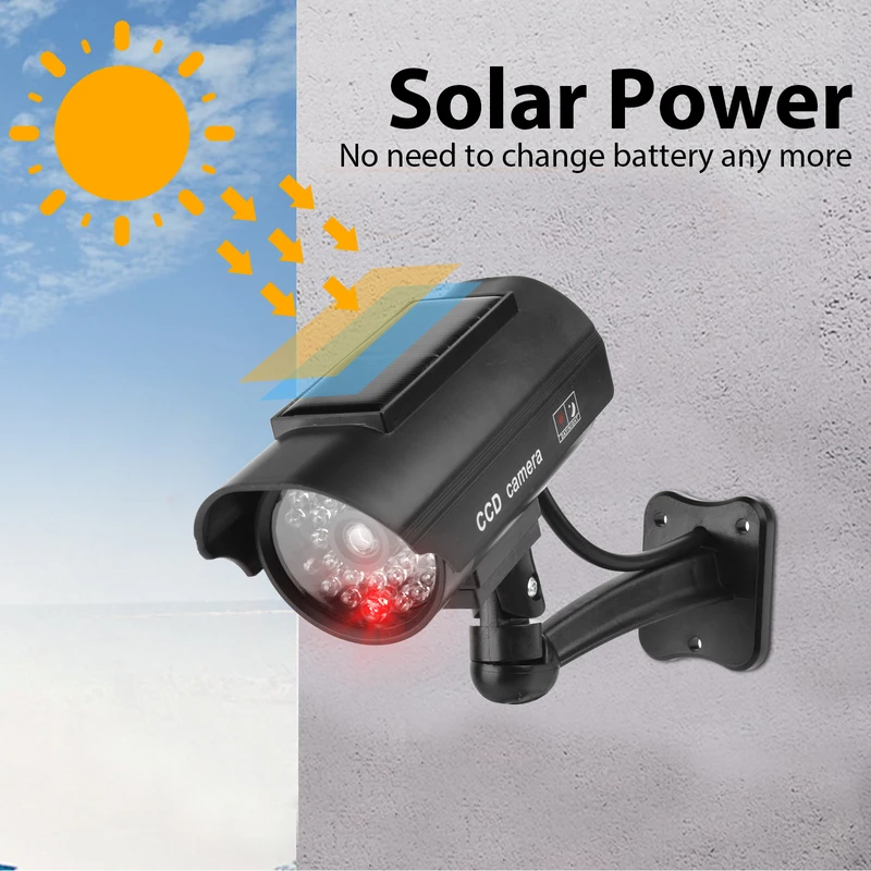 Solar Powered Dummy Security C - Fake Camera Dummy recension och pris