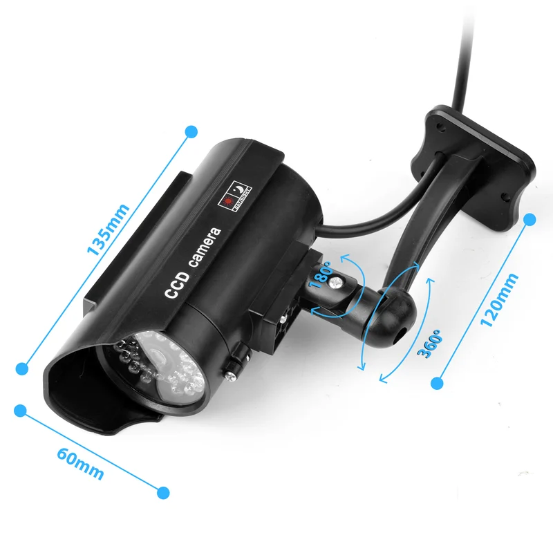 Solar Powered Dummy Security C - Fake Camera Dummy recension och pris