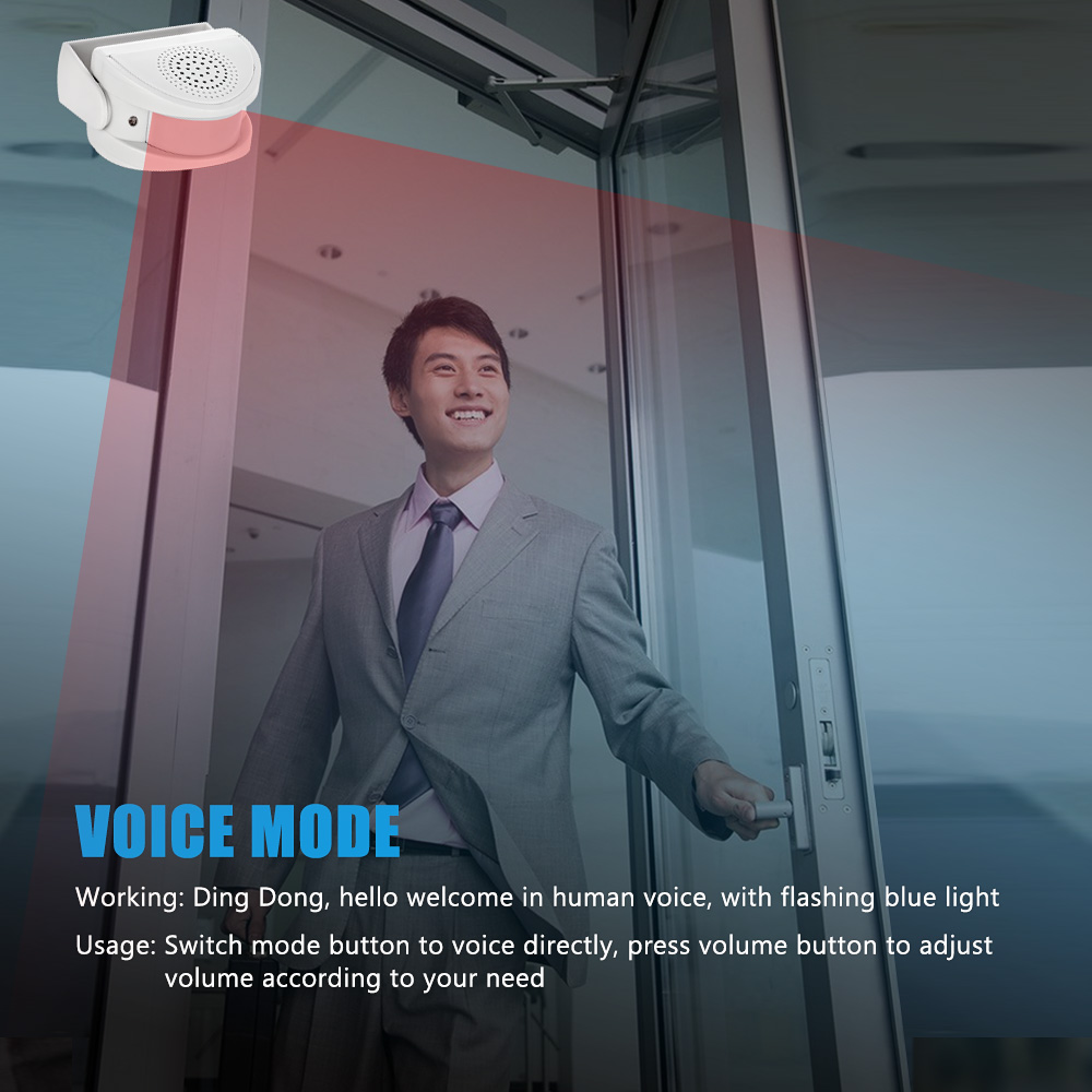 Wireless Infrared Chime Doorbe - Home Security Options recension och pris