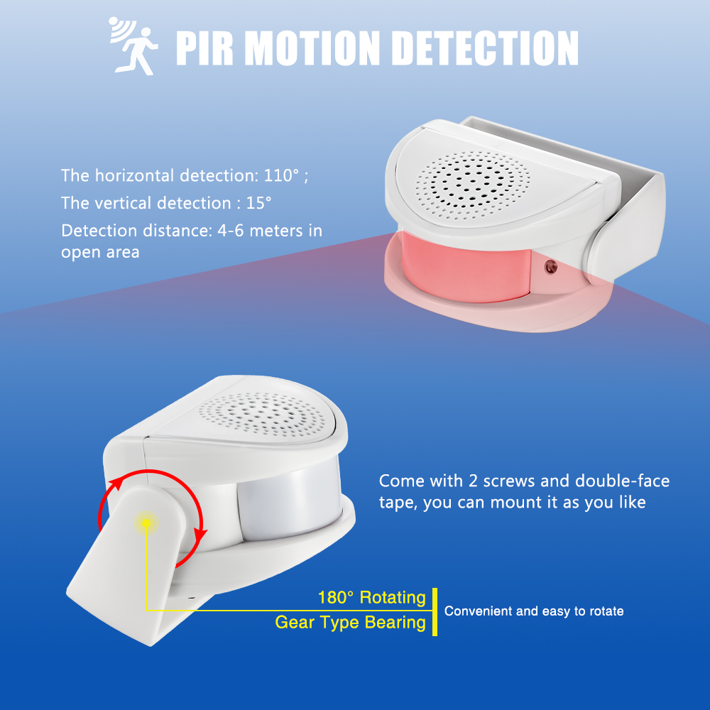 Wireless Infrared Chime Doorbe - Home Security Options recension och pris