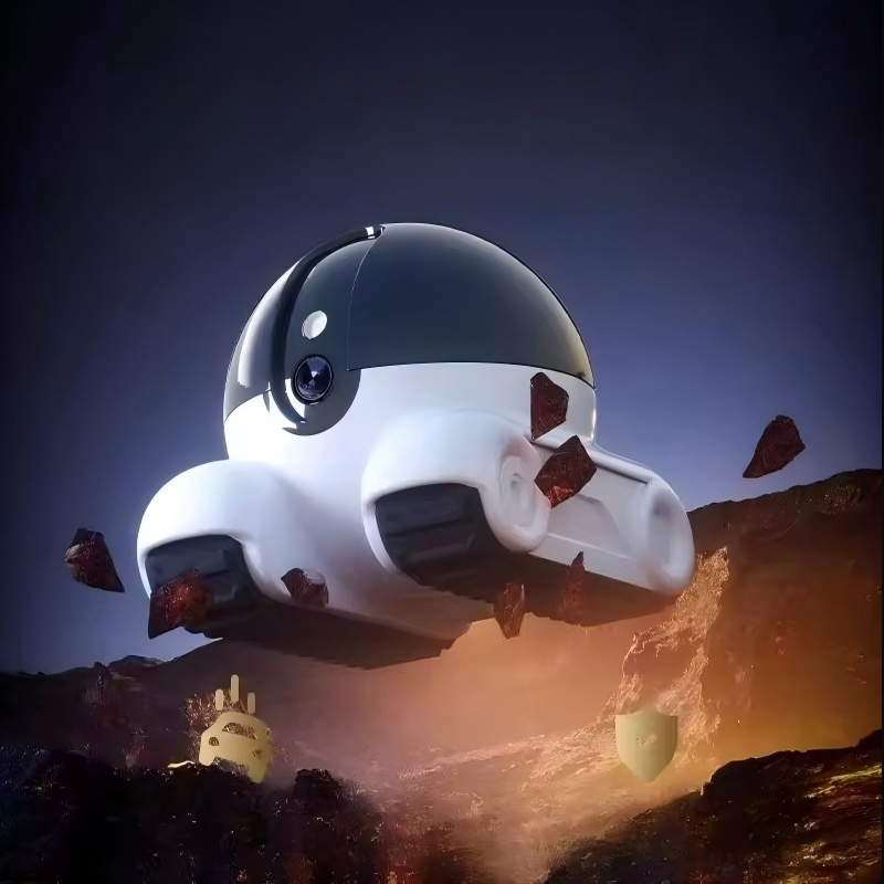 Wireless Dual Lens Robot Camer - Home Security Robot recension och pris