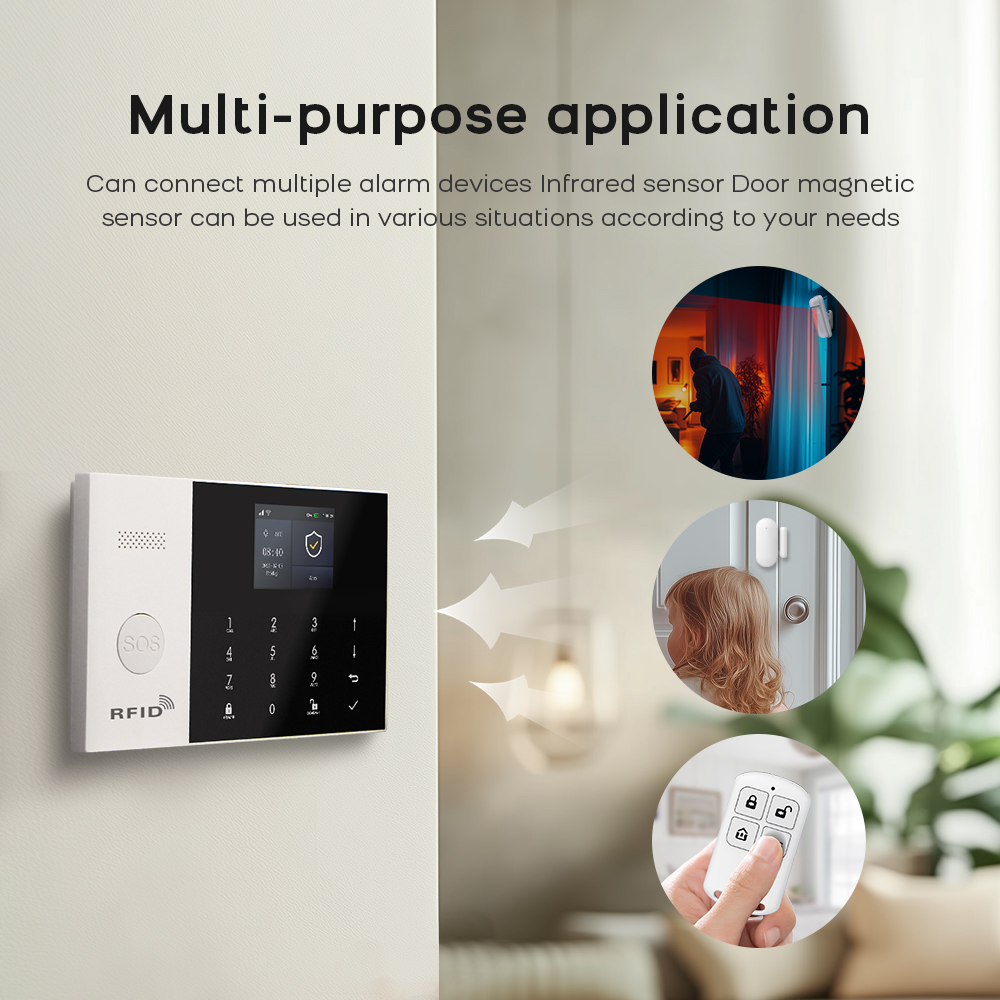 4G Alarm System Security Home  - Home Security No Wifi recension och pris
