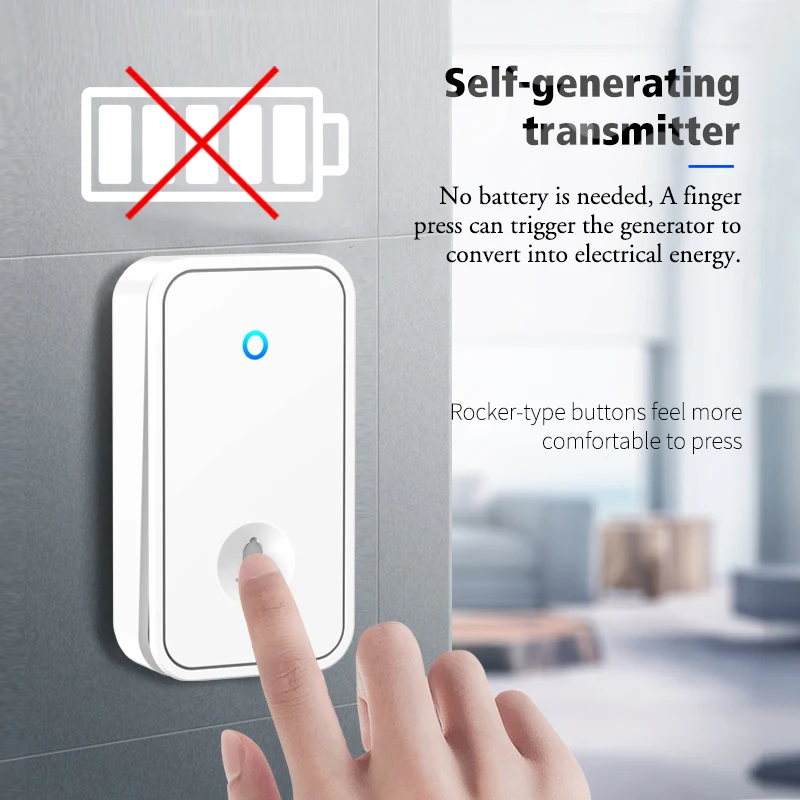 CACAZI Self-powered Waterproof - Home Security In My Area recension och pris
