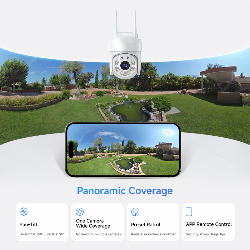 8MP 4K Speed Dome Auto Trackin - Home Security Options recension och pris
