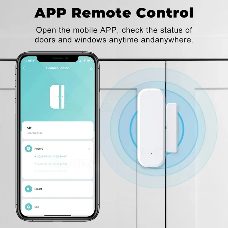 Tuya WiFi Smart Door Window Se - Home Security Services recension och pris