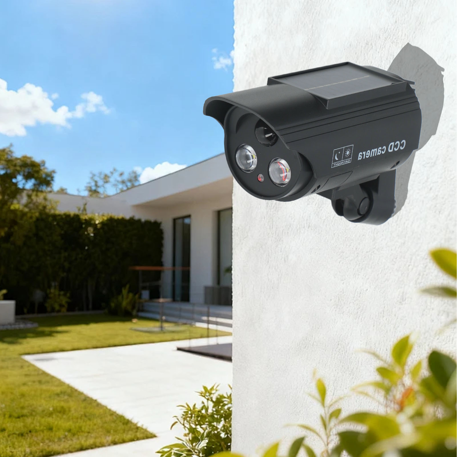 Solar Powered Motion Sensor Ou - Fake Camera Dummy recension och pris