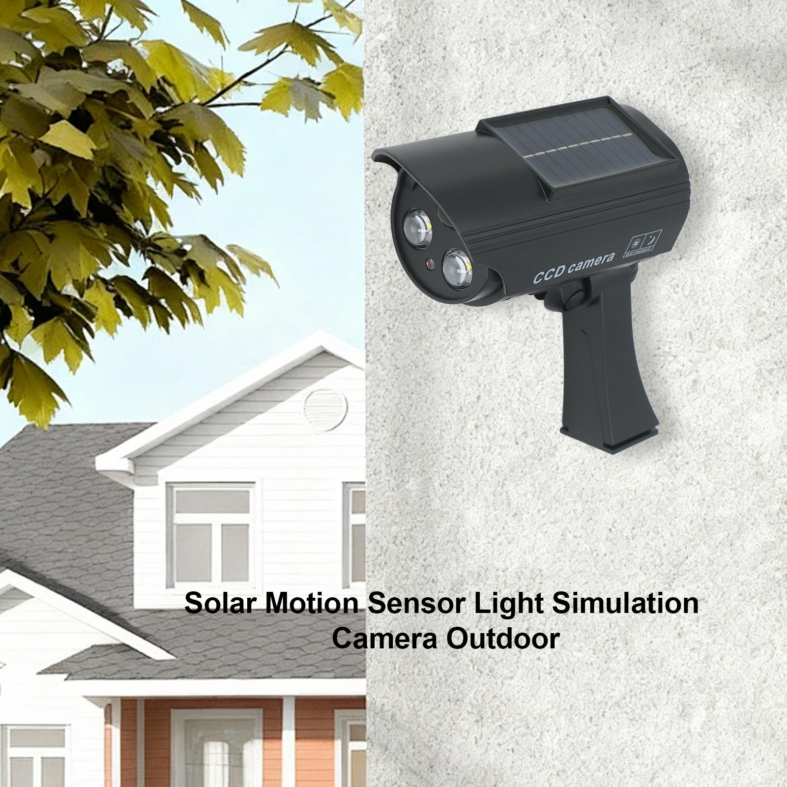 Solar Powered Motion Sensor Ou - Fake Camera Dummy recension och pris