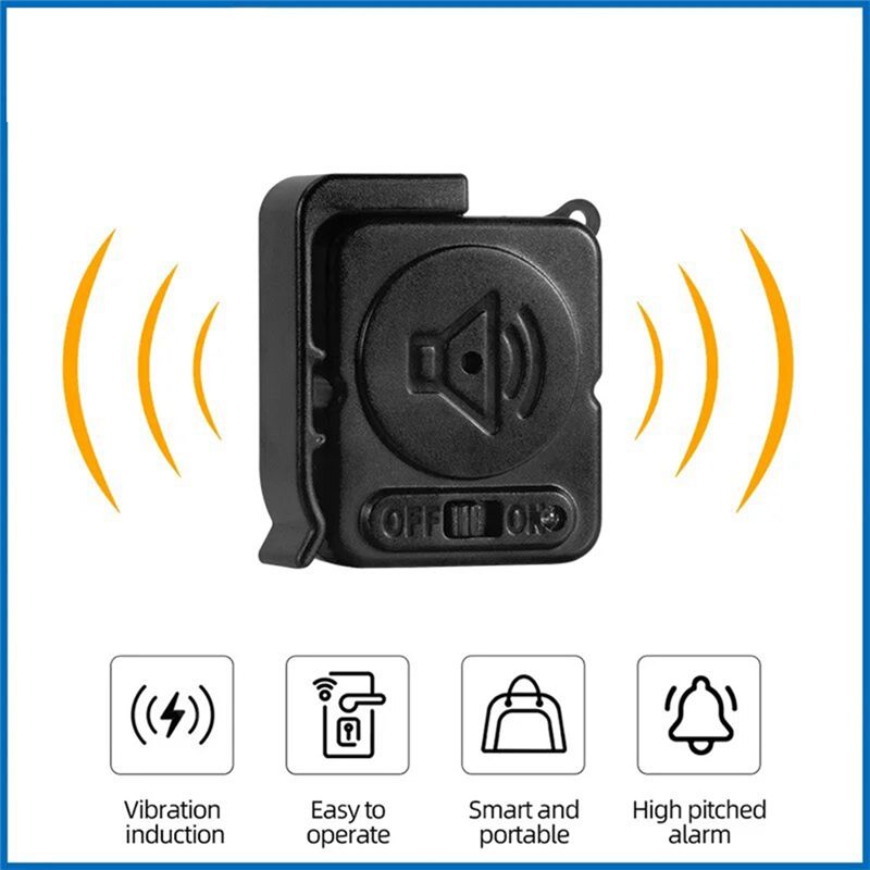 FULL-Vibration Alarm Sensors 1 - Home Security Door recension och pris