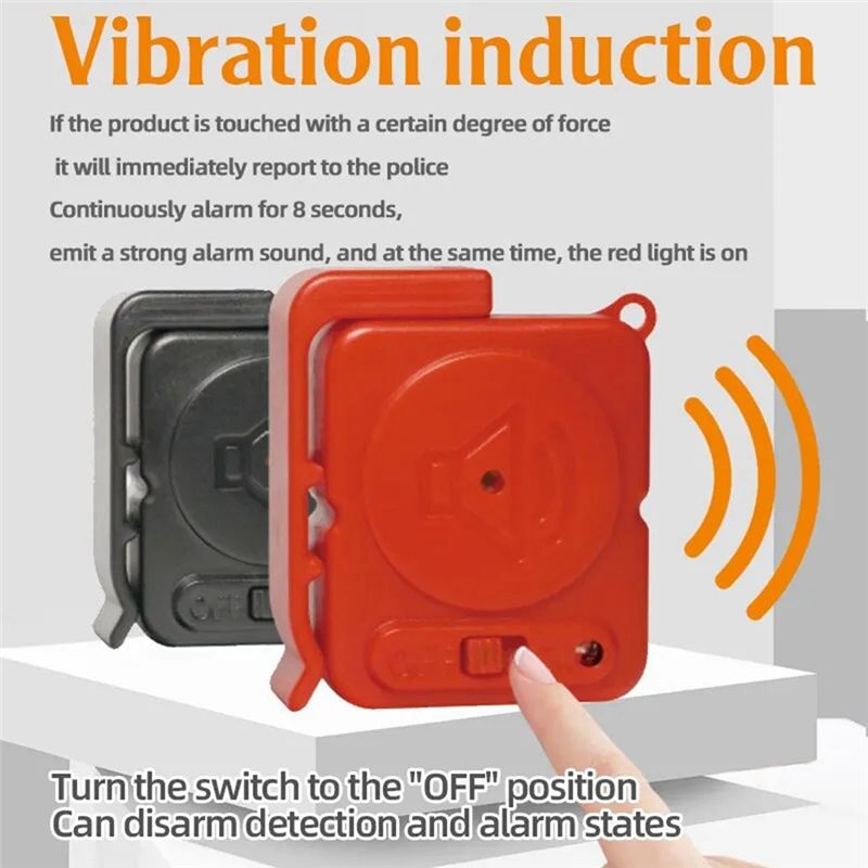 FULL-Vibration Alarm Sensors 1 - Home Security Door recension och pris