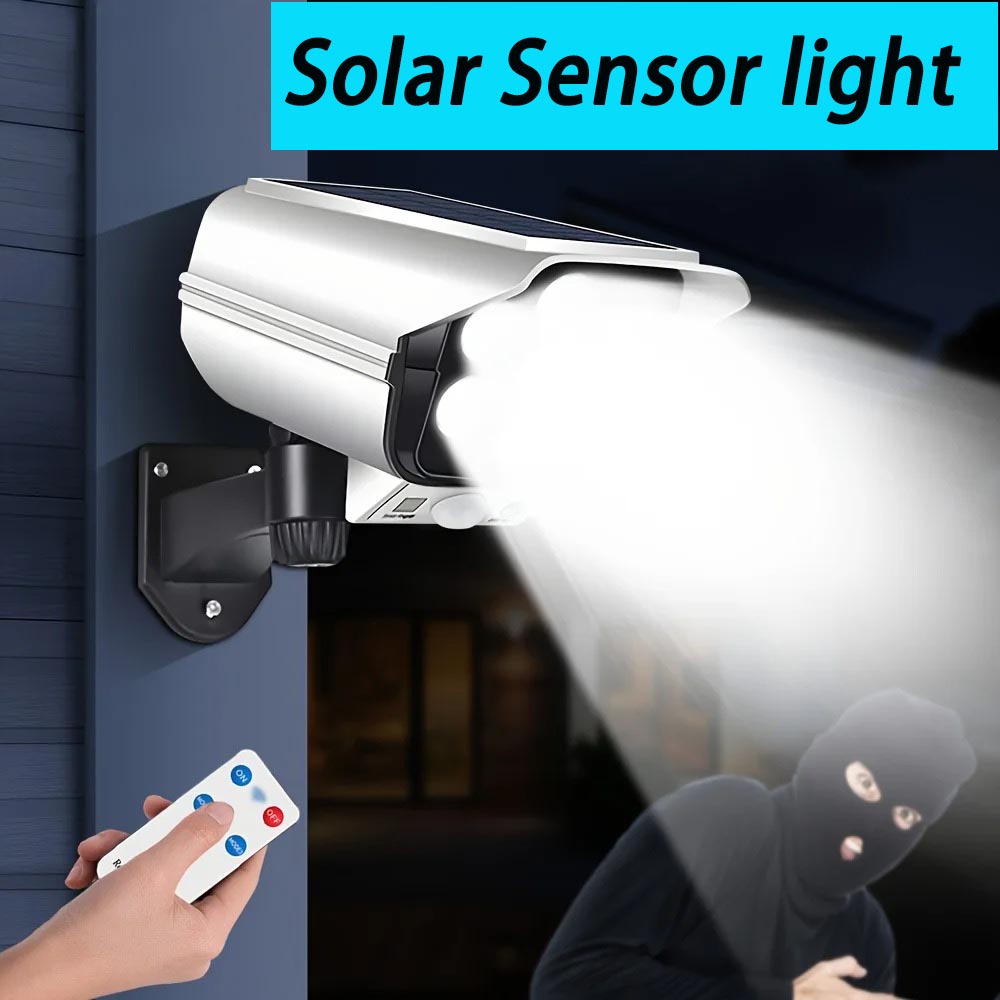 77 LED Outdoor Motion Sensor S - Fake Camera Dummy recension och pris