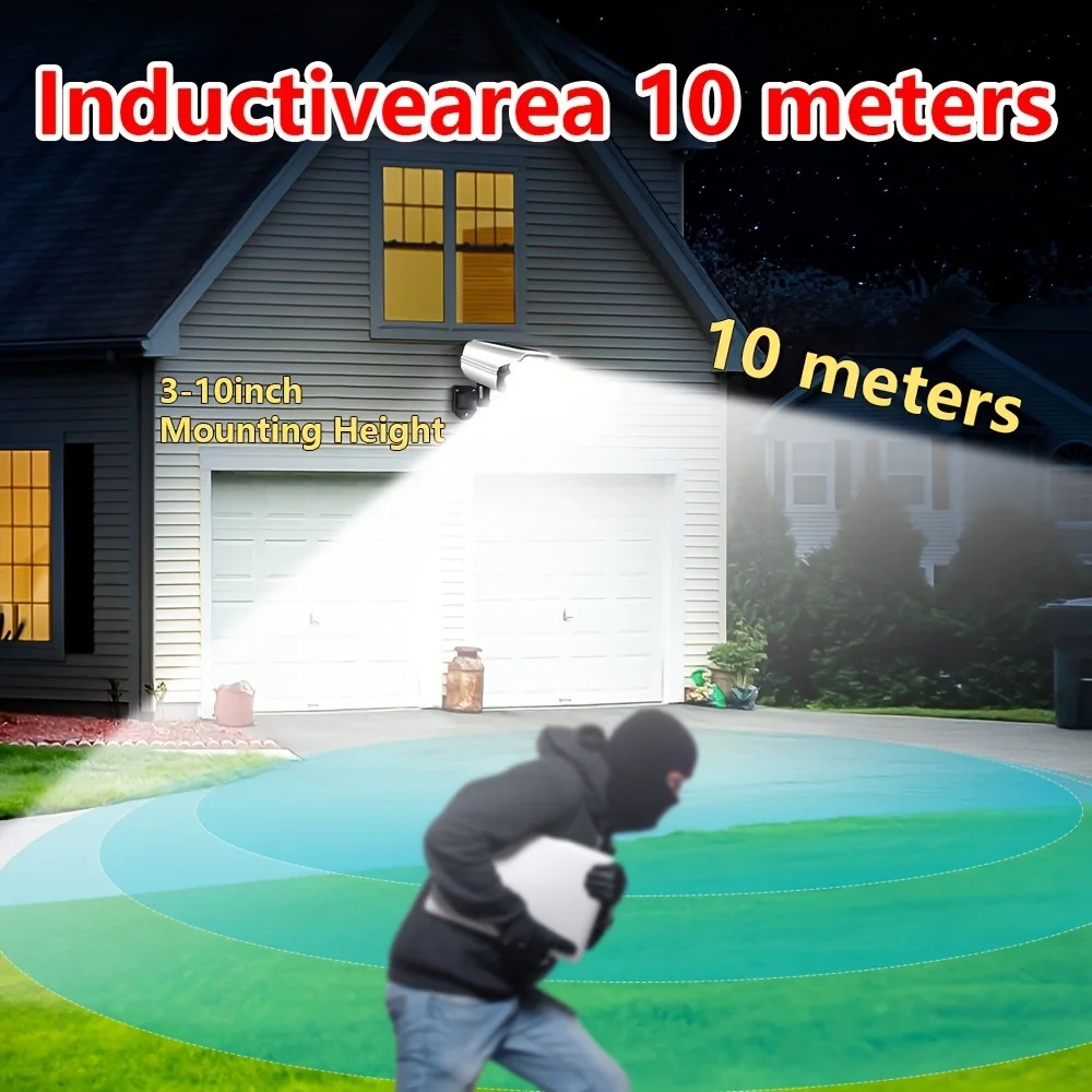 77 LED Outdoor Motion Sensor S - Fake Camera Dummy recension och pris