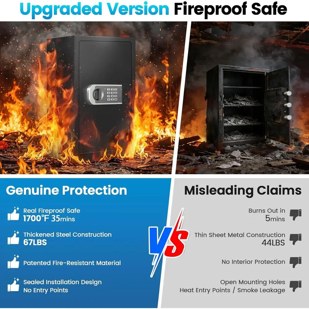 Enhanced 35-Minute Fire-Resist - Home Security Keypad recension och pris
