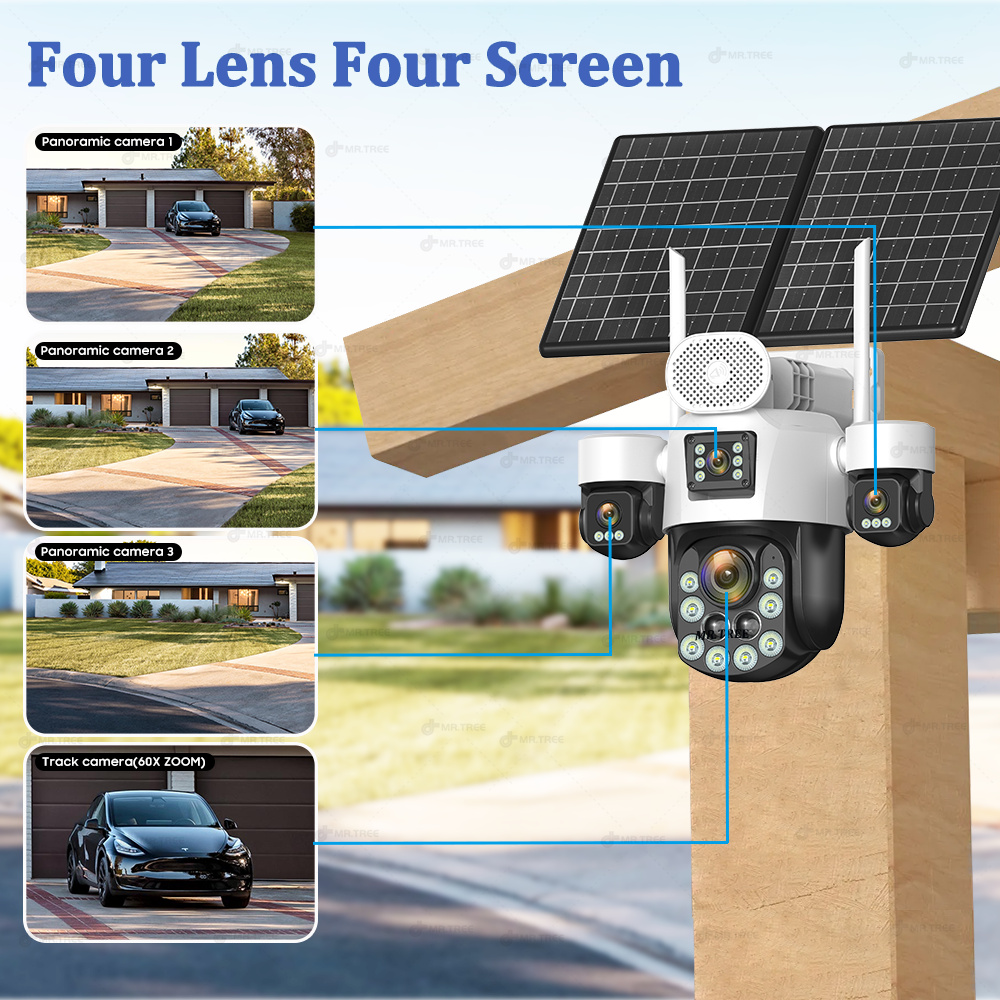 AOV Four Lens Outdoor Surveill - Home Security Tips recension och pris
