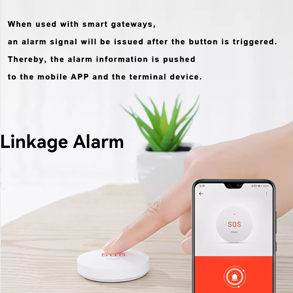 Meian Zigbee Tuya SOS Emergenc - Home Security Tips recension och pris