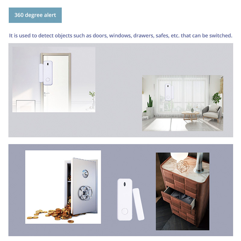 D10 Window Door Sensor Alarm 4 - Home Security Services recension och pris