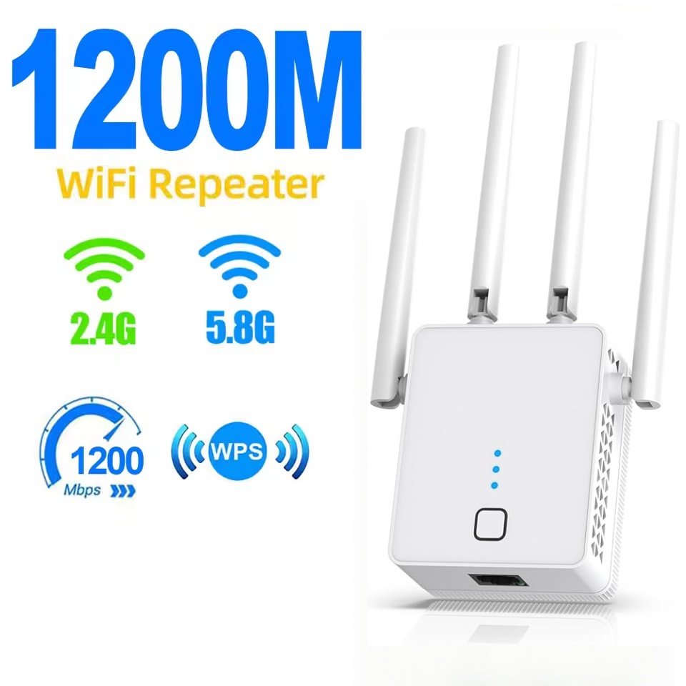 1200Mbps 2.4G/5GHz Dual Band W - Home Security Bundle recension och pris
