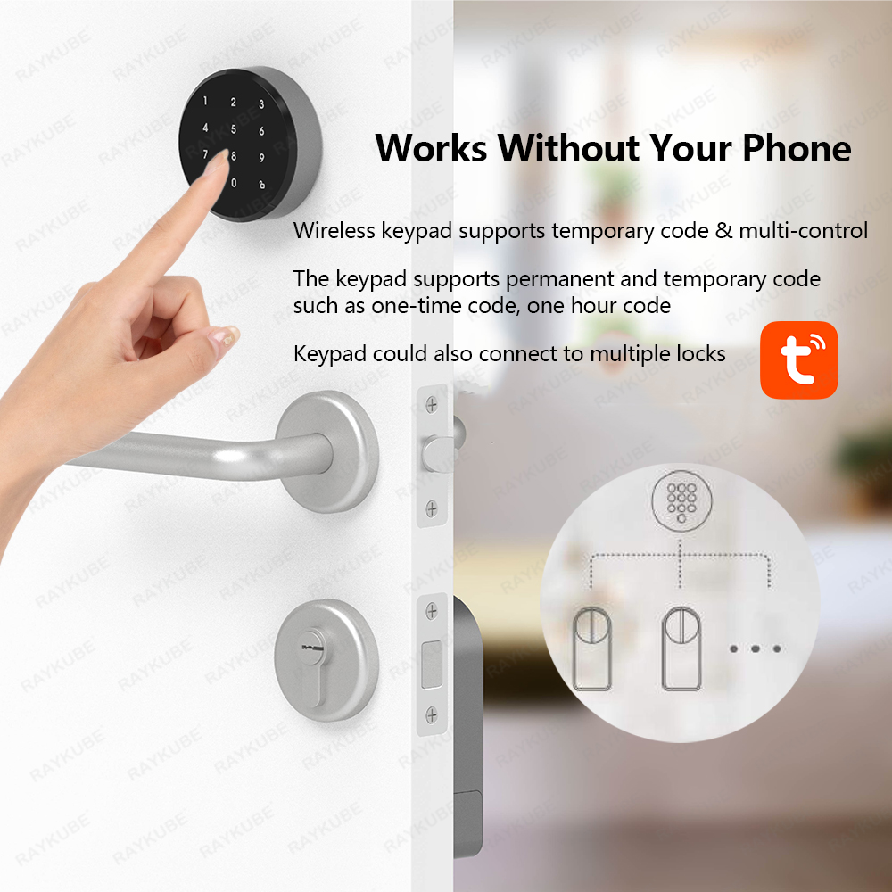 RAYKUBE A1 Pro Tuya BEL Smart  - Home Security Keypad recension och pris