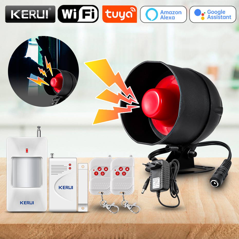 KERUI Tuya Smart WIFI Wireless - Home Security No Wifi recension och pris