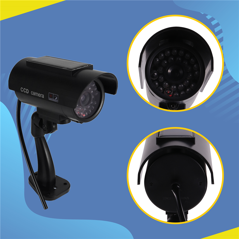 Simulation Solar Camera Outdoo - Fake Camera Dummy recension och pris