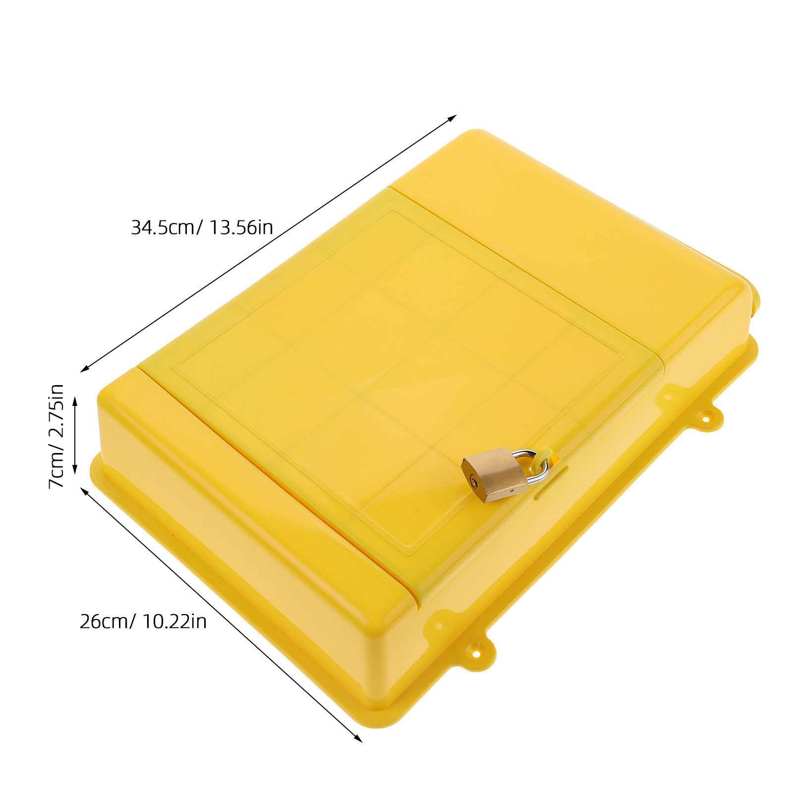 Wall Mount Mailbox Lockable We - Home Security Letters recension och pris