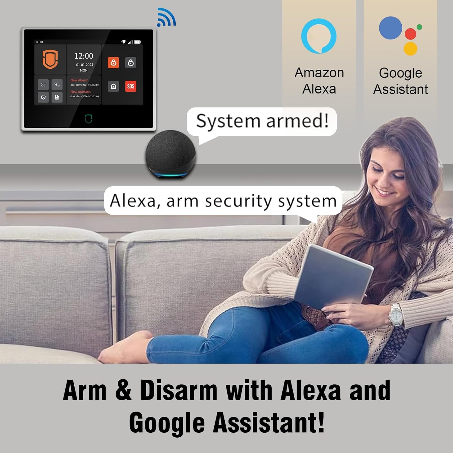Wolf-Guard 7 inch Touch Screen - Home Security No Wifi recension och pris